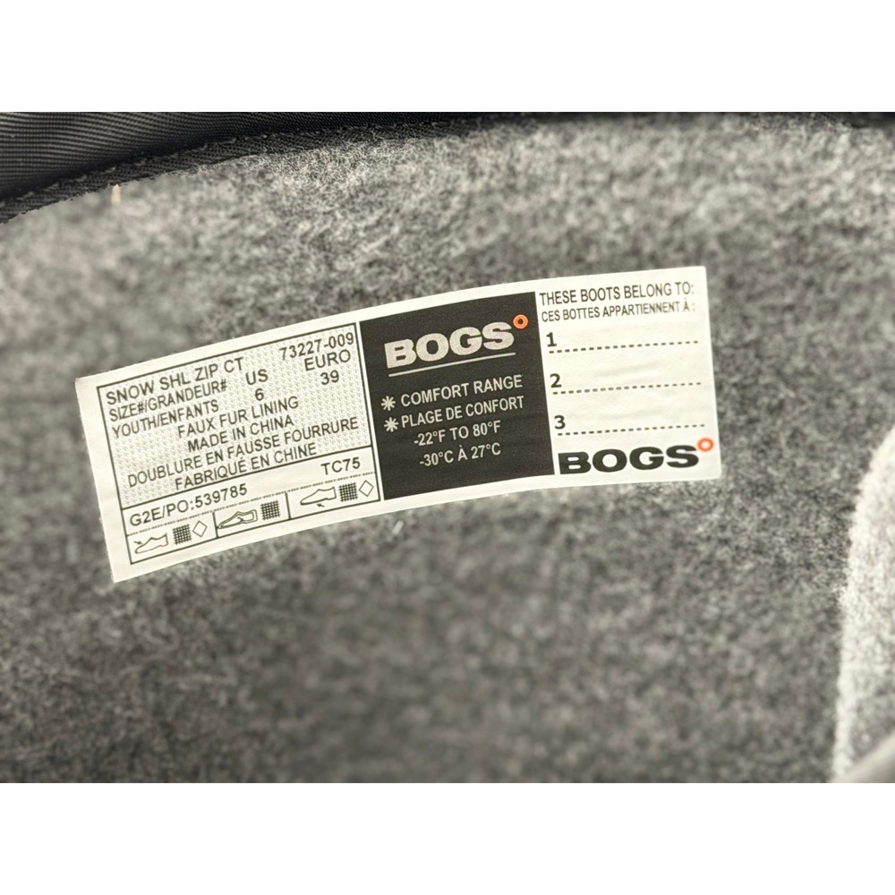 Bogs‎ Snow Shell Zip CT Youth 6 Camo Waterproof Insulated Winter Boots NEW - Picture 4 of 11